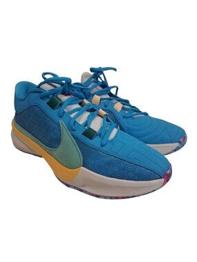 Nike Zoom Freak 5 Cyan “Blue Lightning” Giannis DX4985-400 Men's 9 New